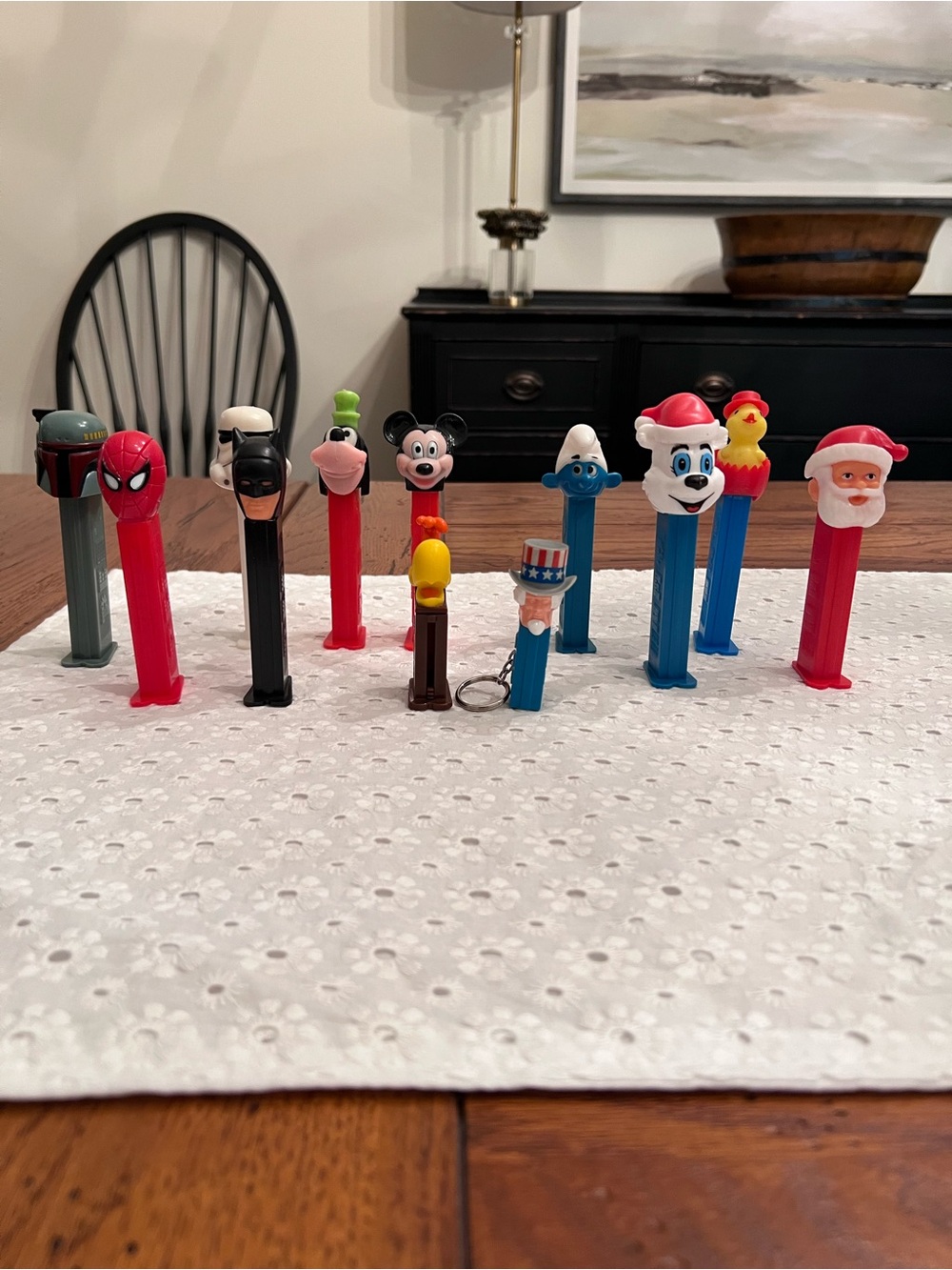 12 Vintage PEZ Character Collection - Star Wars, DC, Holiday, Disney 80’s-90’s